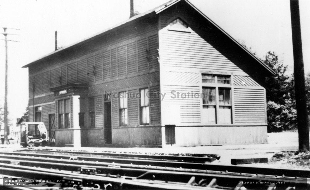 Postcard: Railroad Station, Botsford, Connecticut